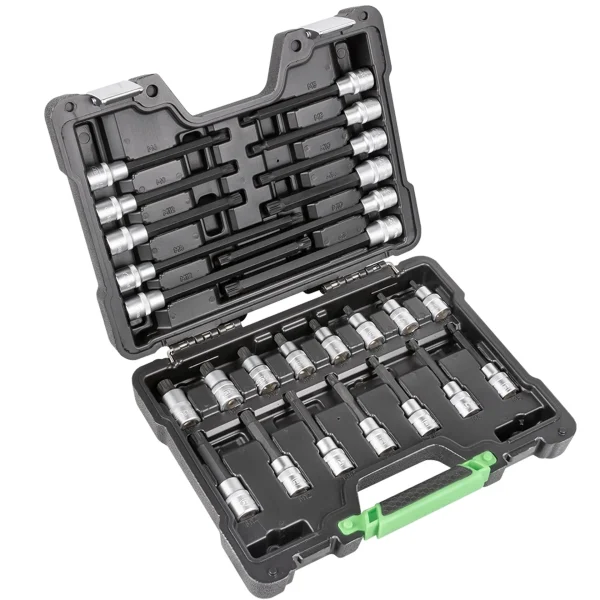 1MALETÍN DE PUNTAS PARA TORNILLOS DE 12 CANTOS 26 PIEZAS REF 52603