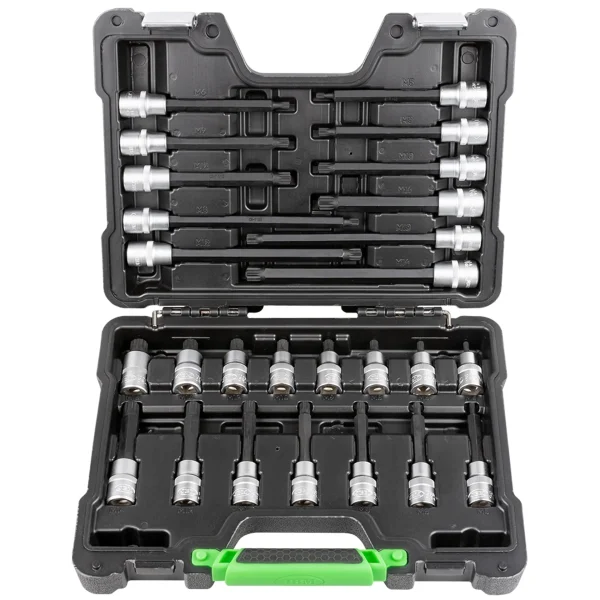 3MALETÍN DE PUNTAS PARA TORNILLOS DE 12 CANTOS 26 PIEZAS REF 52603