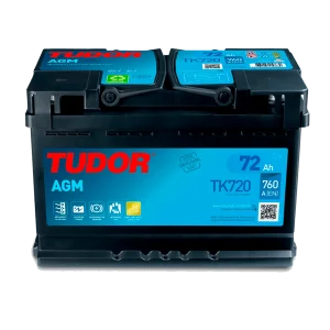 Tudor-TK720-AGM-Bateria-coche-72Ah-760A-EN-12V